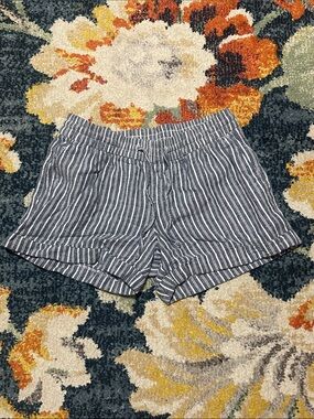 Old Navy Blue and White Striped Shorts